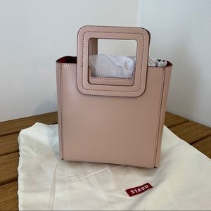 STAUD Mini Shirley Tote Pink